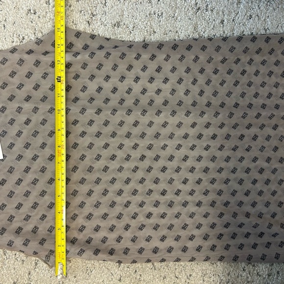 De Rococo M NWT completely sheer maxi Tan Sleeveless Dress - Picture 13 of 15